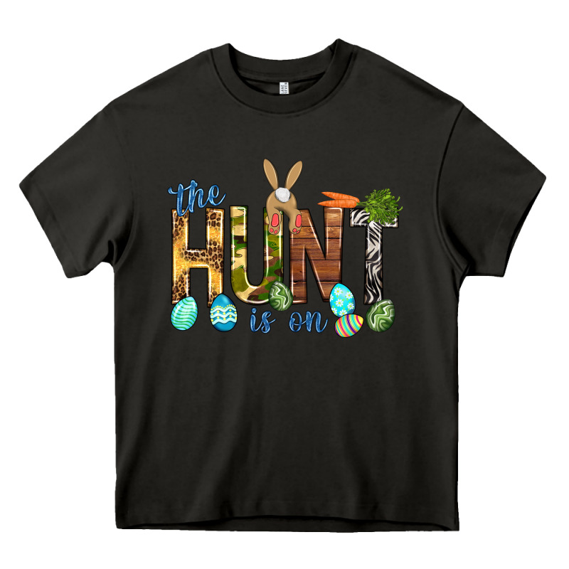 The Hunt Is On With Eggs Easter Day Heavy Core Tee by HowdyJamesFarm | Teevron