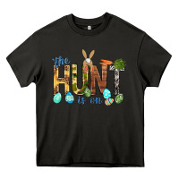 Asphalt The hunt is on with eggs Easter Day Heavy Core Tee - HowdyJamesFarm
