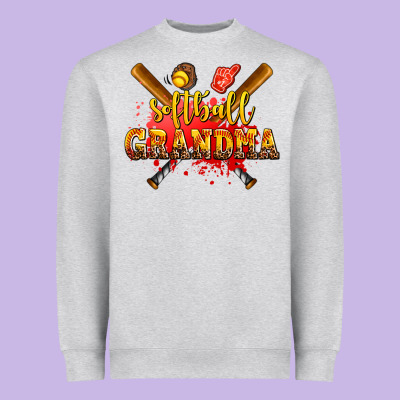 Softball Grandma Heavyweight Sweatshirt Designed By Adodesignshop
