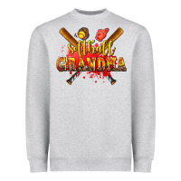 Heather Grey softball grandma Heavyweight Sweatshirt - AdoDesignShop