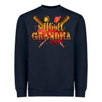 Navy softball grandma Heavyweight Sweatshirt - AdoDesignShop