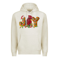 Oatmeal Heather Joy Rooster Premium Hoodie - LillyAllenDesigns