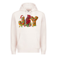 Pale Pink Joy Rooster Premium Hoodie - LillyAllenDesigns