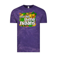 Cloud Purple St. Patrick's Little miss shenanigans Vintage Tee - OliviaCreatesArt