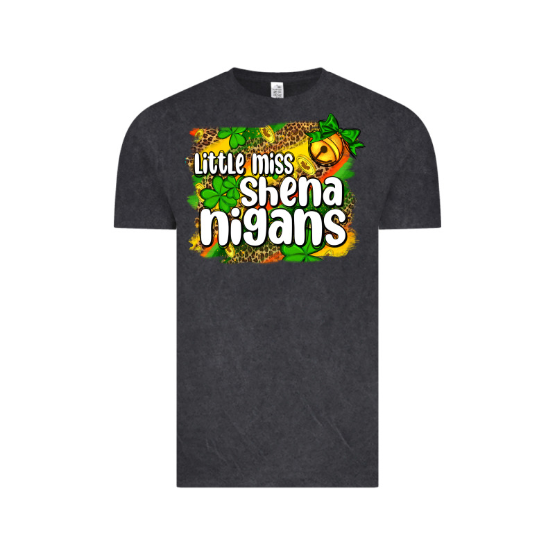 St. Patrick's Little Miss Shenanigans Vintage Tee by OliviaCreatesArt | Teevron