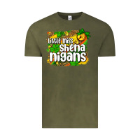 Vintage Olive St. Patrick's Little miss shenanigans Vintage Tee - OliviaCreatesArt