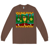 Chestnut american football trophy cup and medal tumbler Long Sleeve Tee - BundleAndBundleShop