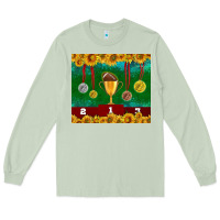 Matcha american football trophy cup and medal tumbler Long Sleeve Tee - BundleAndBundleShop