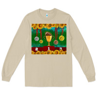 Mushroom american football trophy cup and medal tumbler Long Sleeve Tee - BundleAndBundleShop
