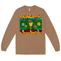 Toasted Coconut american football trophy cup and medal tumbler Long Sleeve Tee - BundleAndBundleShop
