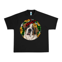 Black Christmas St. Bernard Urban Heavy Tee - RanaPortraitStore