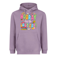 Lavender hooray for the last day white Heavyweight Hoodie - JahusDesignShop