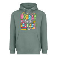 Sage hooray for the last day white Heavyweight Hoodie - JahusDesignShop
