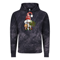 Cloud Black Christmas Gnome With Cookie Vintage Hoodie - BundleAndBundleShop