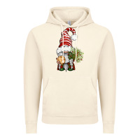 Vintage Artic Christmas Gnome With Cookie Vintage Hoodie - BundleAndBundleShop