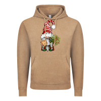 Vintage Coffee Christmas Gnome With Cookie Vintage Hoodie - BundleAndBundleShop