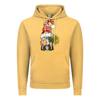 Vintage Mustard Christmas Gnome With Cookie Vintage Hoodie - BundleAndBundleShop