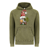 Vintage Olive Christmas Gnome With Cookie Vintage Hoodie - BundleAndBundleShop