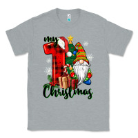 Heather Grey my first christmas gnome Classic Tee - CowGirlArtShop