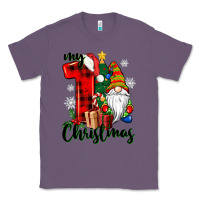 Lavender my first christmas gnome Classic Tee - CowGirlArtShop