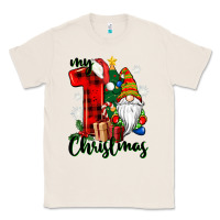 Natural my first christmas gnome Classic Tee - CowGirlArtShop