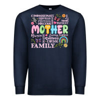 Navy retro mother Premium Sweatshirt - JahusDesignShop