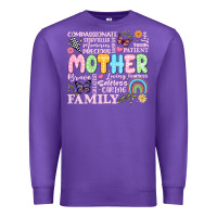 Purple retro mother Premium Sweatshirt - JahusDesignShop