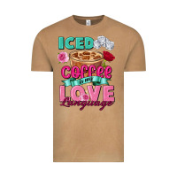 Vintage Camel Iced Coffee is my love language Valentine's Day Vintage Tee - FaDigitalArtStudio