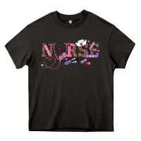 Asphalt valentines day nurse Heavy Core Tee - RanaPortraitStore
