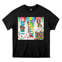 Black i love someone with autism Heavy Core Tee - TumblerDesignByShophia