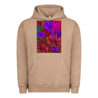 Pigment Burro floral pattern Urban Hoodie - JahusDesignShop