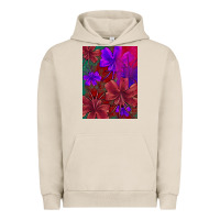 Pigment French Oak floral pattern Urban Hoodie - JahusDesignShop