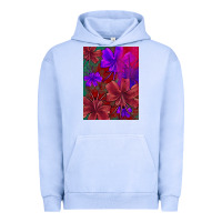 Pigment Grape Ice floral pattern Urban Hoodie - JahusDesignShop
