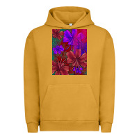 Pigment Peanut Butter floral pattern Urban Hoodie - JahusDesignShop