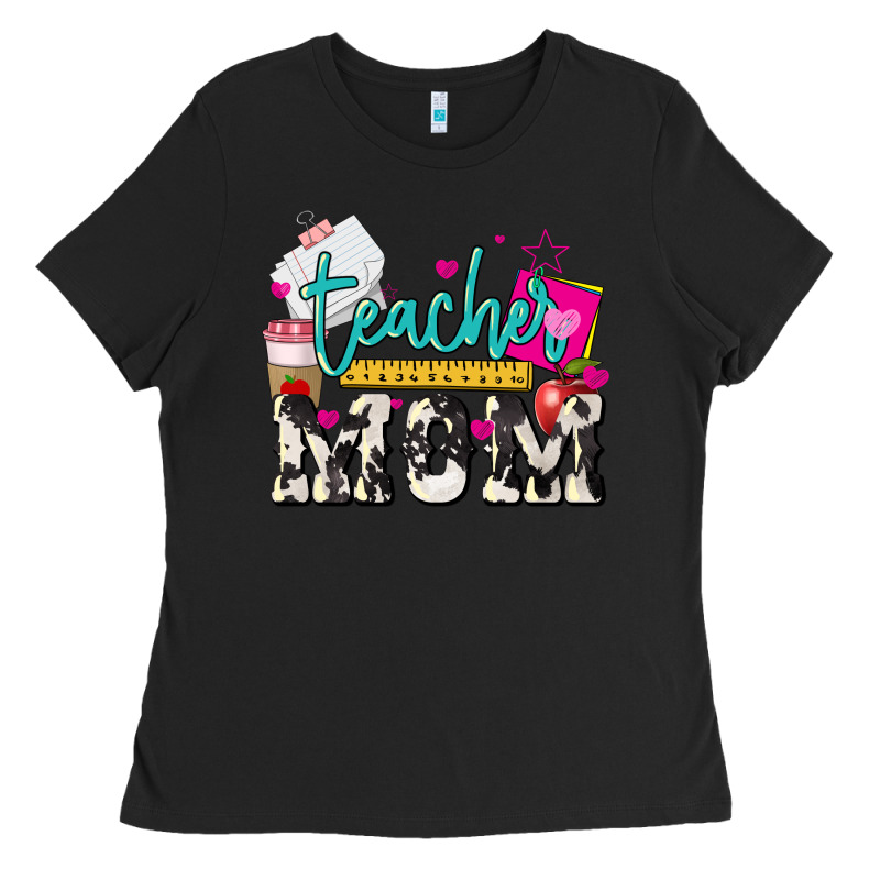 Teacher Mom Mother's Day Ladies Tee by HowdyJamesFarm | Teevron