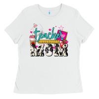 White Teacher Mom Mother's Day Ladies Tee - HowdyJamesFarm
