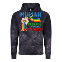 Cloud Black Human Rights Are Not Optional Vintage Hoodie - BundleAndBundleShop