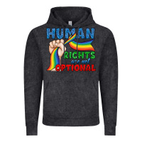 Vintage Black Human Rights Are Not Optional Vintage Hoodie - BundleAndBundleShop