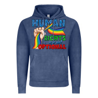 Vintage Denim Human Rights Are Not Optional Vintage Hoodie - BundleAndBundleShop