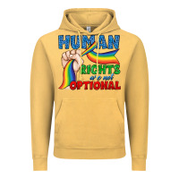Vintage Mustard Human Rights Are Not Optional Vintage Hoodie - BundleAndBundleShop