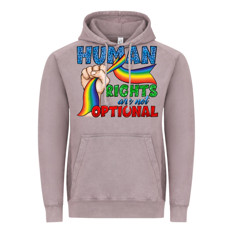 Human Rights Are Not Optional Vintage Hoodie by BundleAndBundleShop | Teevron