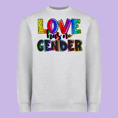 Love Has No Gender Heavyweight Sweatshirt Designed By Adodesignshop