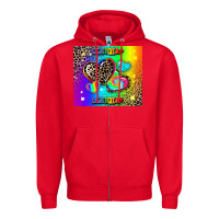 Red lgbtq pride Zipper Hoodie - AdoDesignShop