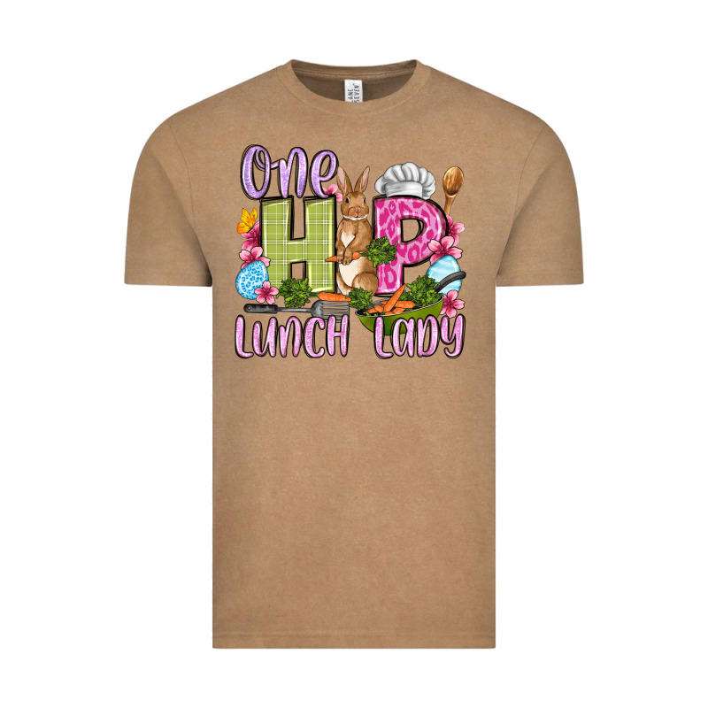 Easter Day One Hip Lunch Lady Vintage Tee by OliviaCreatesArt | Teevron