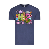 Vintage Denim Easter Day One hip Lunch Lady Vintage Tee - OliviaCreatesArt