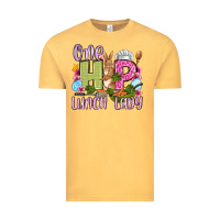 Vintage Mustard Easter Day One hip Lunch Lady Vintage Tee - OliviaCreatesArt