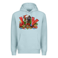 Blue Mist joy pig Premium Hoodie - LillyAllenDesigns