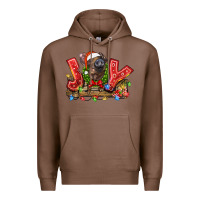 Chestnut joy pig Premium Hoodie - LillyAllenDesigns