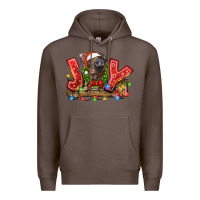 Coffee joy pig Premium Hoodie - LillyAllenDesigns