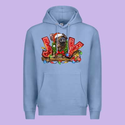 Joy Pig Premium Hoodie Designed By Lillyallendesigns